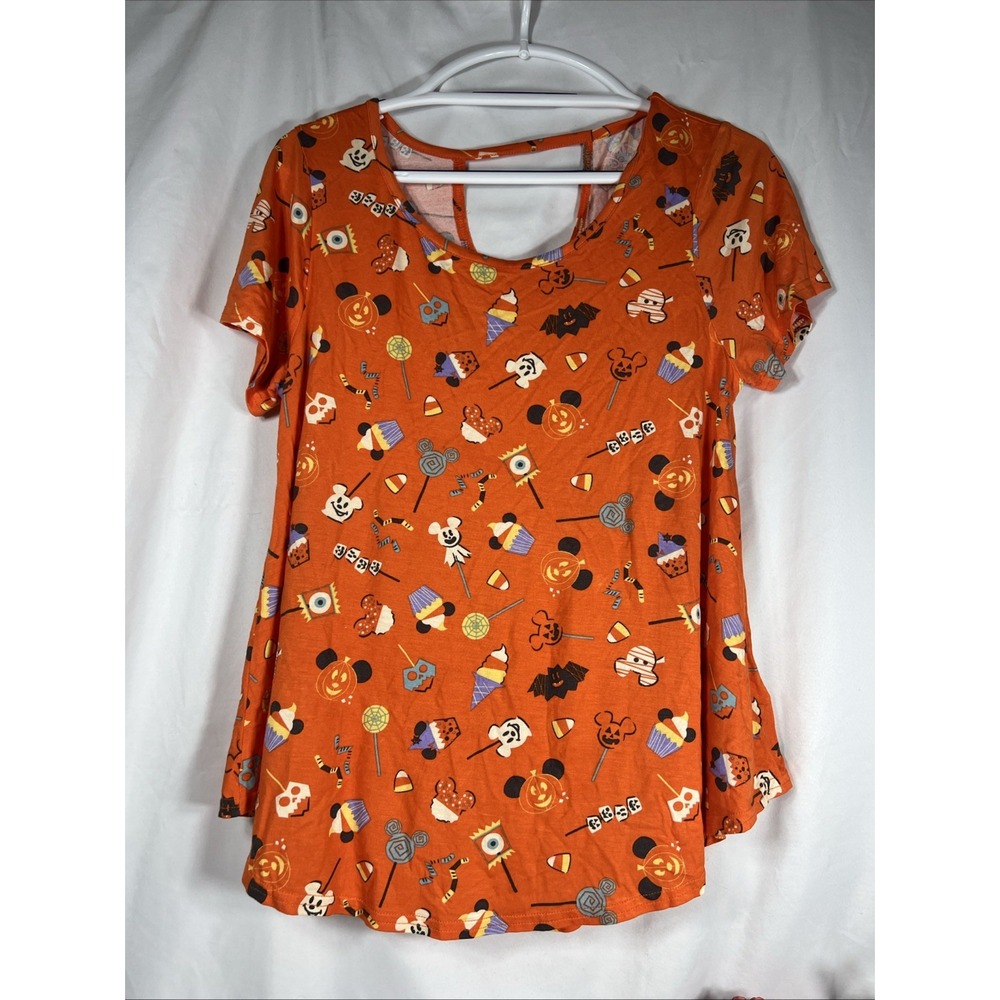Disney Parks Halloween Pumpkin Snacks treats‎ Shirt Medium
